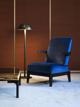 SAFFRON - Fabric armchair with armrests by Lorenzo Tondelli - view 3